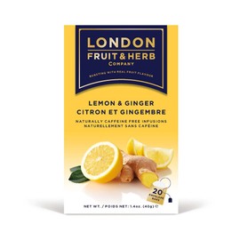 London Fruit & Herb Co Lemon & Ginger Herbal Tea/Infusion 20 Tea Bags London Fruit & Herb Co PAST-DATED