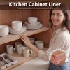 PABUSIOR Cabinet Drawer Liner Clear: Dual-Sided Non-Slip 100%EVA 11" x