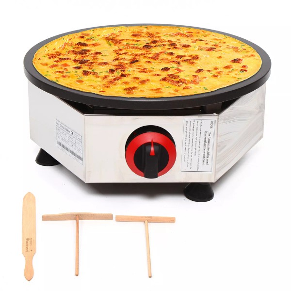 Unbranded Nonstick Pancake Baking Machine φ40cm Round Plate Crepe Maker