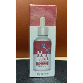 HA Hyaluronic Acid Anti-Aging Fine Line & Wrinkle Smoothing Facial Serum 1 Fl Oz