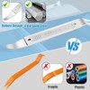 4140 Dual-purpose Steel Pry Bar, Multi-Function Trim Removal Tool for