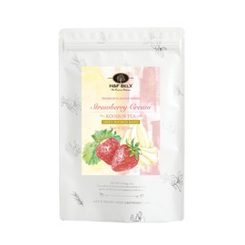 H&F BELX Strawberry Cream Rooibos Tea Flavored Tea Non Caffeinated Cold Brew Iced Tea (2.5g×30 bags)