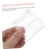 Gatuida 2PCS Empty Eyeshadow Container Transparent Makeup Pallet for DIY