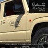 [KAIMIRU STORE] Hiace Jimny Cursive 4WD Van Universal Car Sticker