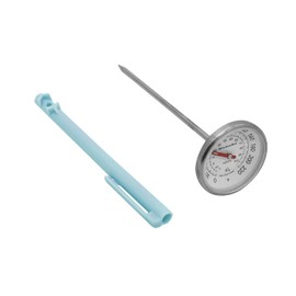 KitchenAid KQ919MW Analog Instant Read Food and Meat Thermometer with 1.75-inch Dial, Recalibration Feature, Mineral Water Storage Sleeve