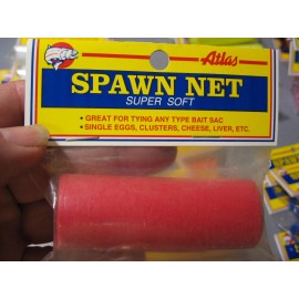Atlas Mike's Bait Sac Super Soft Nylon Spawn Net Egg Sack Netting -Choose Colors - Red