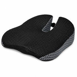 Four Seasons Memory Foam Car Seat Cushion for Driving – Ergonomic Height Booster & Posture Support Pad for Daily Commutes and Long Trips