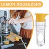 2 PCS Lemon Juicer Squeezer, Screw Top Lemon Squeezers, Manual
