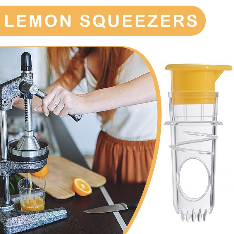2 PCS Lemon Juicer Squeezer, Screw Top Lemon Squeezers, Manual