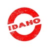 CafePress Rubber Ink Stamp Idaho Greeting Cards Folded Greeting Card