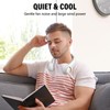 Morelax Neck Fan, USB Rechargeable Personal Fan, 3 Speeds Adjustable,