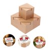 CIYODO 4Pcs Wooden Card Display Stands Rustic Photo Holders for