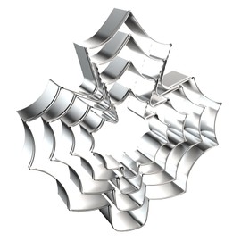 Maple Leaf Cookie Cutter Set Large - 5 Inch, 4 Inch, 3 Inch, 2 Inch - Fall Leaves Autumn Cookie Cutters Shapes Fondant Molds for Baking - Stainless Steel