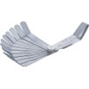 BGS 3184 12 Blades Precision Feeler Gauges Bent, Silver