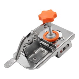 Tiardey Concealed Hinge Jig Kit Stainless Steel 35mm Door Hinge Jig Adjustable Margins 3-7mm for Kitchen Cabinet Cupboard Doors Hinge Mounting Plate Hinge Hole
