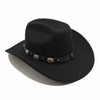 Cowboy Hat Black Men's Cowgirl Costume Women with Ribbon Worth