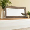 Household Essentials 8078-1 Ashwood Rectangular Wall Mirror