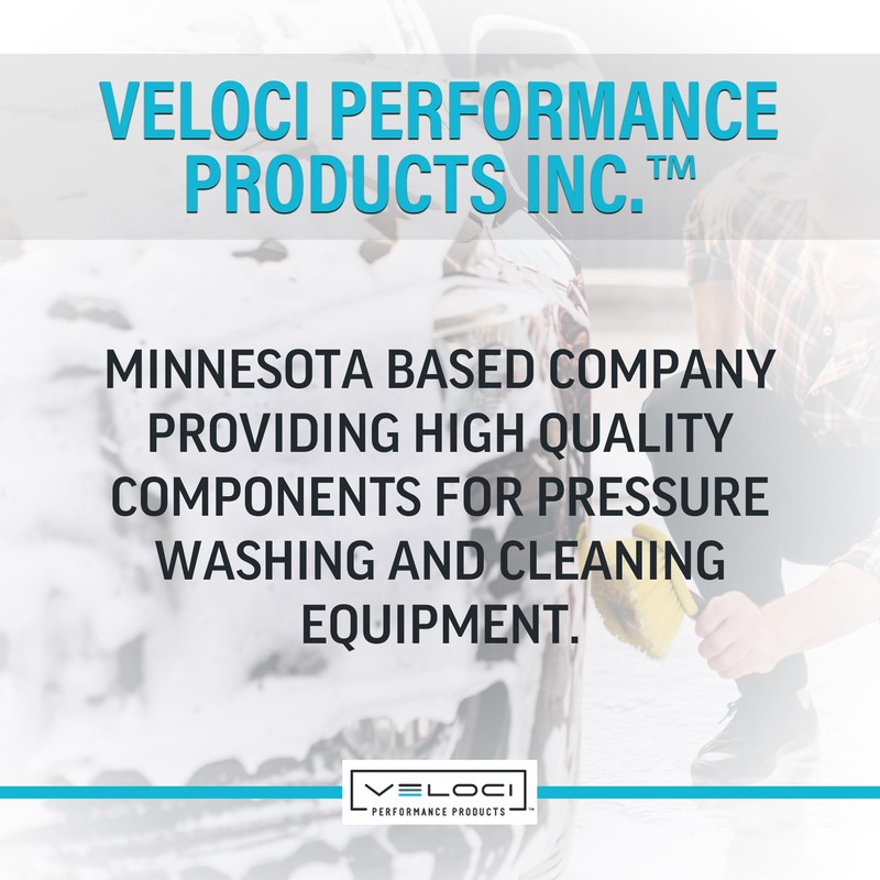 Veloci Performance Clear Foam Cannon with Bottle for Pressure Washer,
