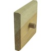 Wooden Post Cap for Posts 9 x 9 cm Impregnated