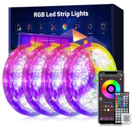 Led Lights for Bedroom 400ft Music Sync Color Changing Led Strip Lights with 60 Key Remote and App Control RGB Led Light Strip for Home Party Room Decoration