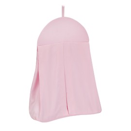 Light Pink Hanging Baby Diaper Caddy Organizer for Changing Station; Baby Nursery Décor for Girls; Diaper Stacker with Hook for Easy Reach - Safe Diaper Changes; Portable, Washable and Foldable