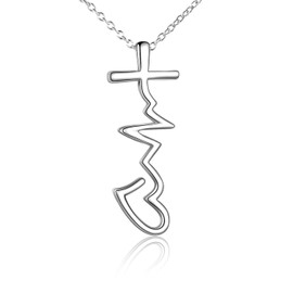 POPLYKE Faith Hope Love Necklace 925 Sterling Silver Faith Hope Cross Pendant Necklace Cross Religious Jewelry Gifts for Women Birthday