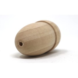 1 x fiXte Small Wooden Wood Acorn Cord Pull Curtain Roman Blind Light Bathroom Kitchen Fan