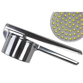 ELETTRO CENTER 414 412 Potato Masher, Star Hole Diameter 7 mm, Aluminium