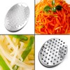 Cheese Grater Two Side Vegetable Slicer Stainless Steel Potato Shredder
