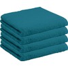 REDBEST Duschtuch Oceanside 4er-Pack Walk-Frottier Petrol Größe 70x140 cm
