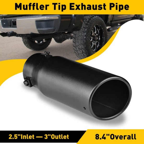 OXILAM Car Exhaust Tip Muffler Pipe Coating Stainless Steel Fit