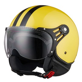 Motorbike 3/4 Open Face Helmets DOT Certified Unisex-Adult Vintage Motorcycle Jet Helmet with Drop-Down Sun Visor, Lightweight Retro Half Helmets for Chopper Scooter ( Color : G , Size : XXL=63-64cm )