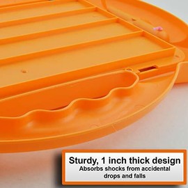 SciencePurchase Magnetic Drawing Doodle Board, Tethered Pen Writes in Color, Writing Easily W...