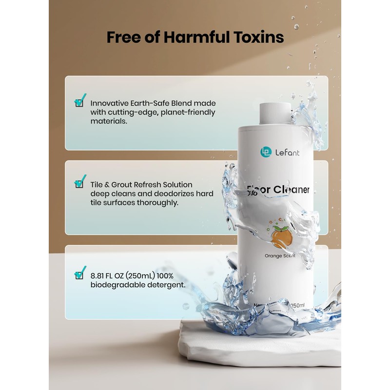 Lefent Floor Cleaning Solution 250mL for LS100 Wet Dry Vacuum/M3