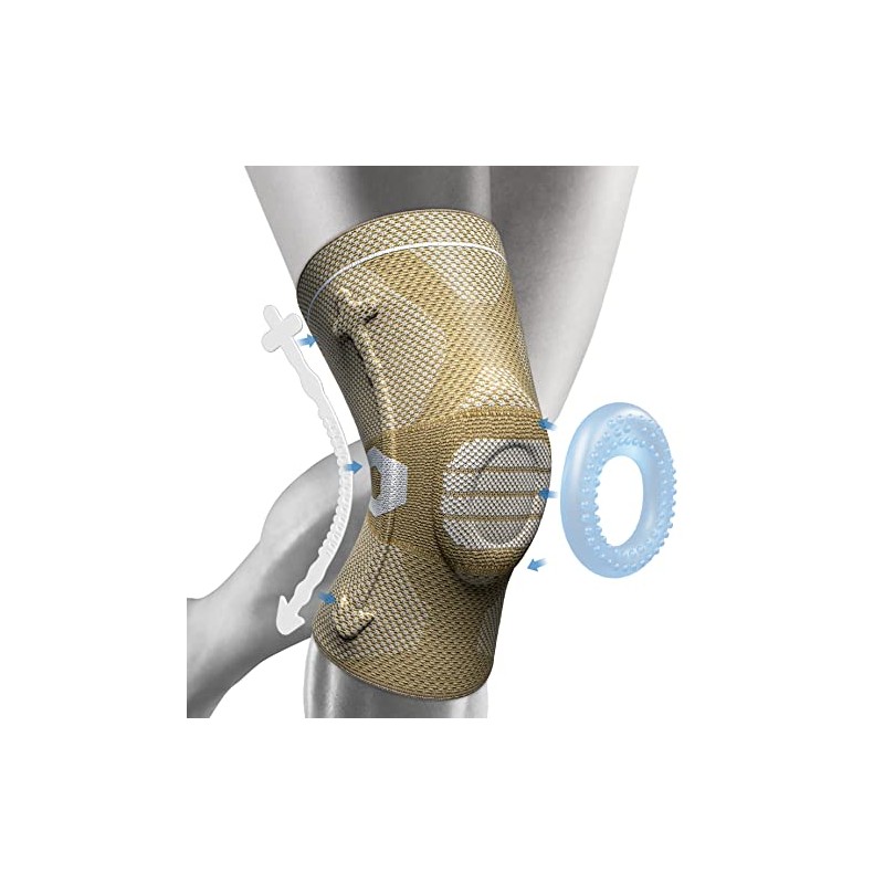 NEENCA Thin Knee Support, For Summer, Meniscus Support, Ligament Injury,