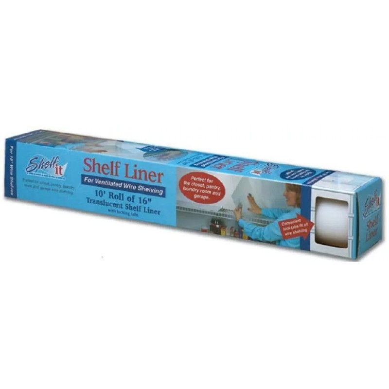 Conimar Shelf-It Shelf Liner for 16" Wire Shelving with Locking