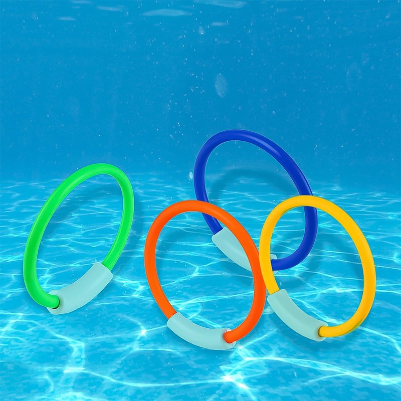 ieron 4 Piece Diving Stick, Pool Diving Ring, Diving Ring