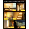 Under Cabinet Lighting 16'' Motion Sensor 5CCT Dimmable 78-LED Light,