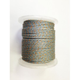 KUFA Sports 300-Foot Leaded Rope Coil with 5/16" Diameter for Crab Trap LP300 Fishing Nets, Gray
