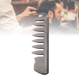 Peine de estilo para hombres con dientes anchos, herramienta profesional para cabello mojado y secado, ideal para todos los tipos de cabello y...     