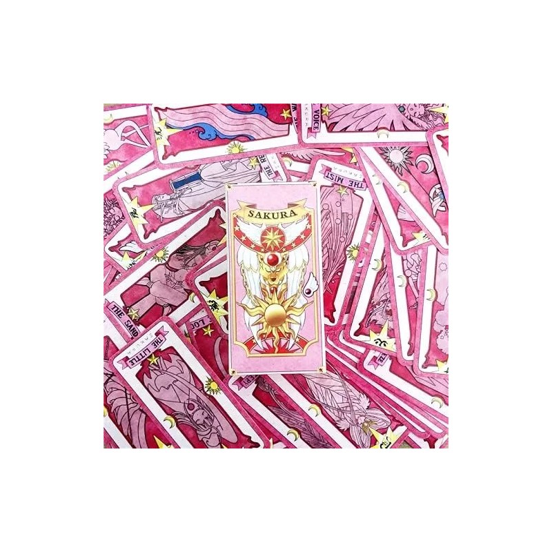 54 Cartas Sakura Card Captor Clow Cosplay Anime Kpop Tarot