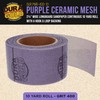 Dura-Gold Premium 400 Grit Purple Ceramic Mesh Longboard Sandpaper, 2-3/4"