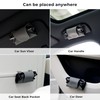 Ompellus Car Sunglasses Holder Case, Leather Sunglasses Holder Clip for