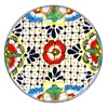 encantada MC281D 8 in. Handmade Pottery Trivet or Wall Hanging,