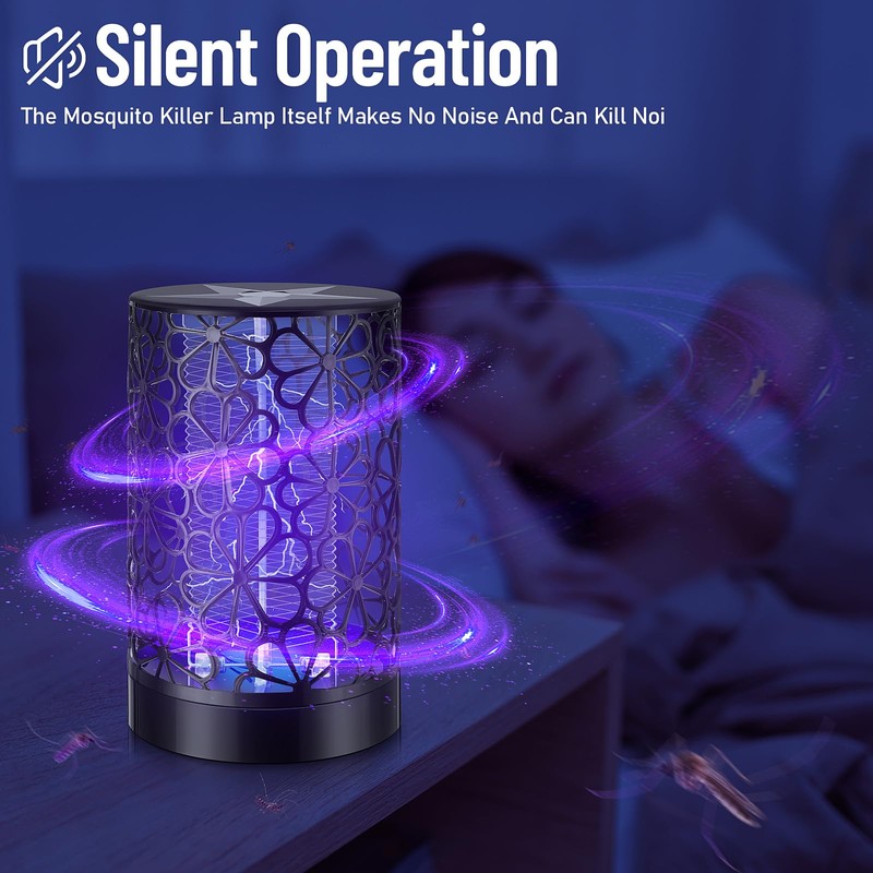 Qualirey 4 Pcs Electric Bug Zapper USB Mosquito Killer Repellent