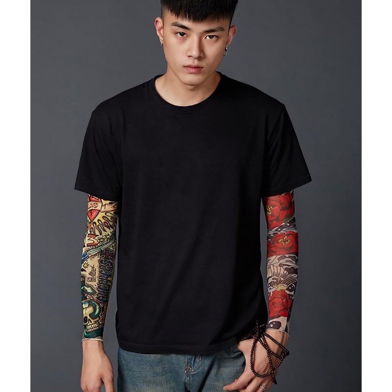 Fake Tattoo Adults Arm Sleeve Tribal Loop (T29)