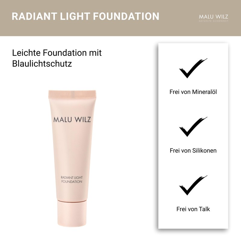 Malu Wilz Radiant Foundation Liquid No. 20 Soft Medium 25