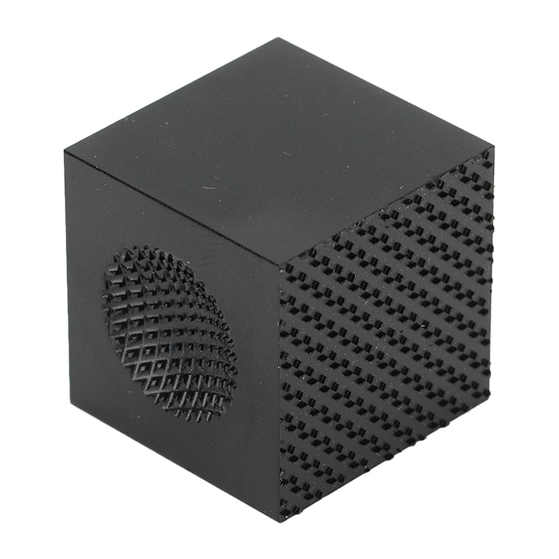 Pool Cue Tip Repair Tool Multifunctional Cube Shape Aluminum Alloy
