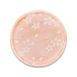 Tatsukraft Yuzen Washi Coaster Cherry Blossom Water Crest Dishwasher Safe Coaster Stylish Plastic Japanese Pattern Yuzen Washi Kyo Yuzen Paper Japanese Style Interior Tea Cup Waterproof Water