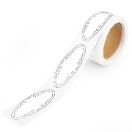 150 Pcs Multi-Purpose Canning Labels for Mason Jars,2.3 x 1 Inch Waterproof Food Labels Non-Printable,Self-Adhesive Tiny Pantry Labels for Food Containers Jars Pantry Organization